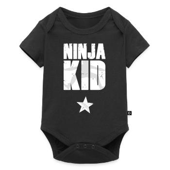 Ninja Warrior - Ninja Kid - Body à manches courtes Premium Bébé - noir - Devant