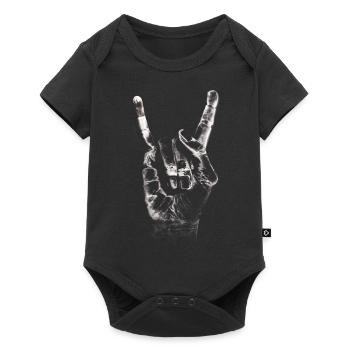 Rock and Roll - Baby Premium short-sleeve bodysuit - black - Front