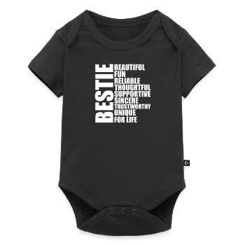 Komplizen Paare Paar Ehepaar Beste Freunde - Baby Premium Kurzarmbody - Schwarz - Vorne