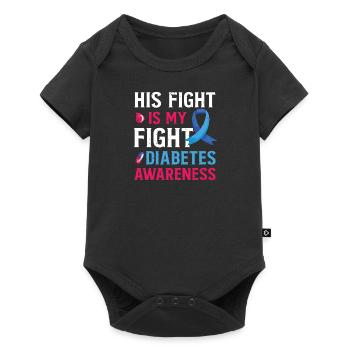 Insuline Junkie Diabète diabétique Sucre de type 1 - Body à manches courtes Premium Bébé - noir - Devant