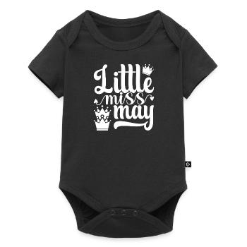 Mai Anniversaire Femmes Femmes Filles - Body à manches courtes Premium Bébé - noir - Devant