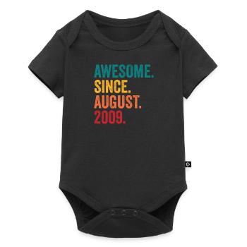 August 2009 - Birthday in August - Baby Premium short-sleeve bodysuit - black - Front