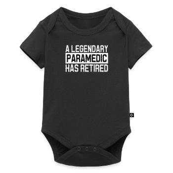 Paragliding Paraglider Parachute Parachute Para - Baby Premium short-sleeve bodysuit - black - Front