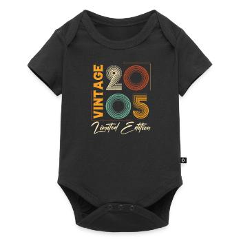 Édition Limitée 2005 Anniversaire Vintage 2005 - Body à manches courtes Premium Bébé - noir - Devant
