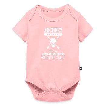 Archery - Bow Hunter Design Archery Arrow - Baby Premium short-sleeve bodysuit - rose - Front
