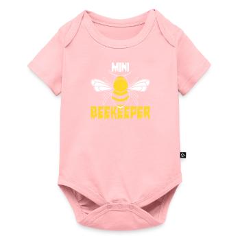 Save Bee Bees Environment Honey Climate Protection Animals - Baby Premium short-sleeve bodysuit - rose - Front