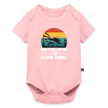 Plongée Rétro Dispositif de plongée Marine World Divers Plongée - Body à manches courtes Premium Bébé - rose - Devant
