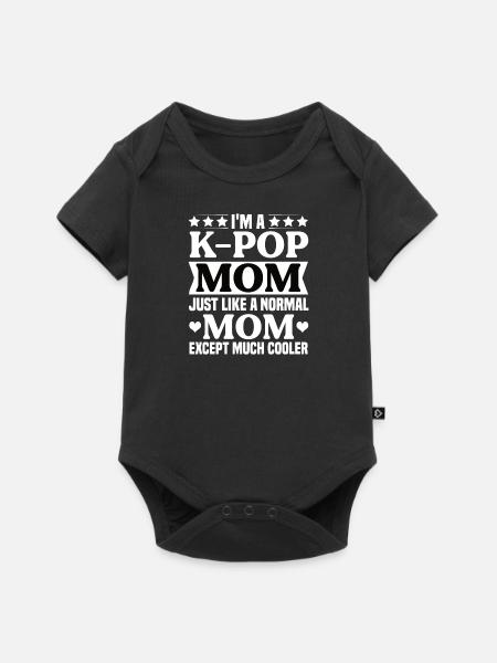 K-Pop Kpop Mamma gaveide - Premium kortermet body for barn - svart