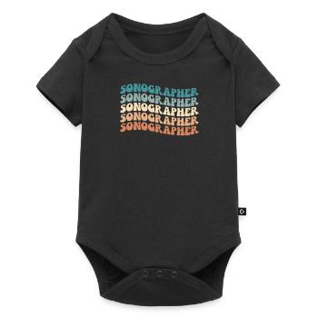 Cardio Sonographe Ultrasons Technicien Sonographe - Body à manches courtes Premium Bébé - noir - Devant