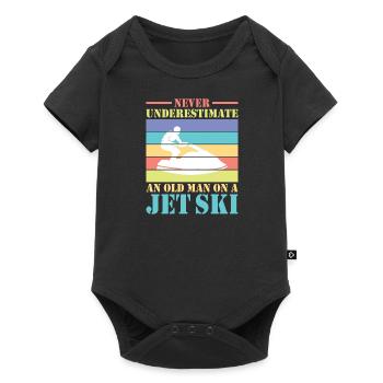 Jetski Sport Water Motorcycle Water Sports Gift - Baby Premium short-sleeve bodysuit - black - Front