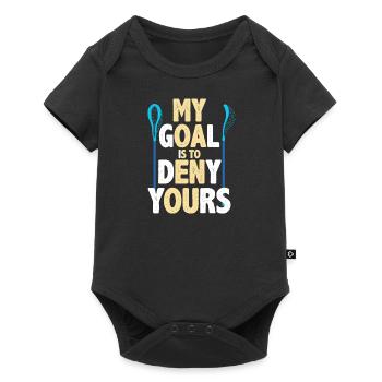 Lacrosse players play Lacrosse Relax Lacrosse - Baby Premium short-sleeve bodysuit - black - Front