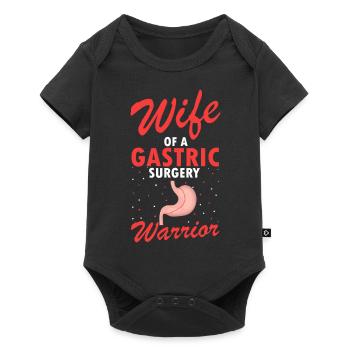 Gastric Bypass and Gastric Bypass Operation Design - Baby Premium short-sleeve bodysuit - black - Front