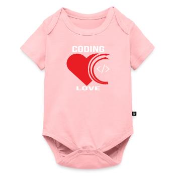 Softwareentwickler Programmierer Geschenk - Baby Premium Kurzarmbody - Rosa - Vorne