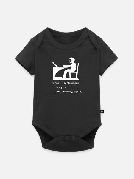 Softwareentwickler Programmierer Geschenk - Baby Premium Kurzarmbody - Schwarz
