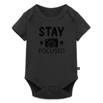 Photographie Caméra Photographe Rétro Caméra Photographie - Body à manches courtes Premium Bébé - noir - Devant