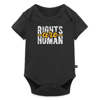 Droits de l’homme Politique Manifestation sur la liberté - Body à manches courtes Premium Bébé - noir - Devant