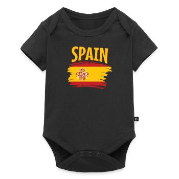 I love Spain - Baby Premium short-sleeve bodysuit - black - Front