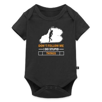 Climbing Climbing Solo Climbing Women - Baby Premium short-sleeve bodysuit - black - Front