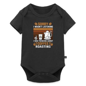 Stolzer Barista Beruf Kaffee Catering Espresso - Baby Premium Kurzarmbody - Schwarz - Vorne