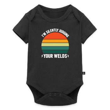 Welder Profession Heat Steel Gas TIG MAG Welding - Baby Premium short-sleeve bodysuit - black - Front