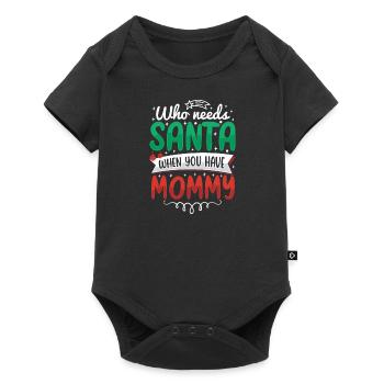 Christmas Mom Family Children - Baby Premium short-sleeve bodysuit - black - Front