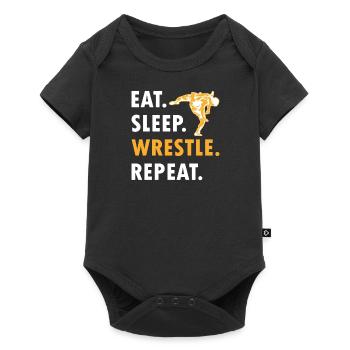 Lutte Lutte Cadeau de lutteur lutteur - Body à manches courtes Premium Bébé - noir - Devant