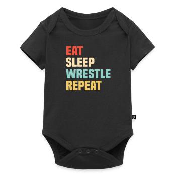 Lutte Lutte Cadeau de lutteur lutteur - Body à manches courtes Premium Bébé - noir - Devant