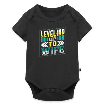 Drôle de jeu Mariage Enterrement de vie de garçon - Body à manches courtes Premium Bébé - noir - Devant