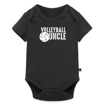 Fier oncle Volleyball Oncle Volleyball - Body à manches courtes Premium Bébé - noir - Devant