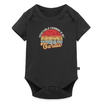 Farmer Gardener Vegetable grower Horticulture Vegetables - Baby Premium short-sleeve bodysuit - black - Front