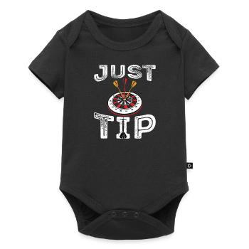 Drôle de fléchette disant Dartboard Darts Cadeau - Body à manches courtes Premium Bébé - noir - Devant