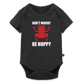 I love frogs - Baby Premium short-sleeve bodysuit - black - Front