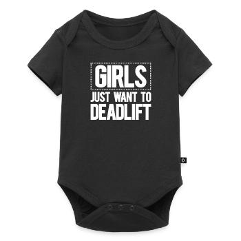 Gym Fitness Gym Ms. Deadlift Gift - Baby Premium short-sleeve bodysuit - black - Front