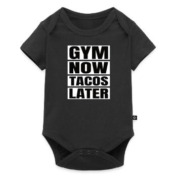 Taco Fitness Gym Mexico Mexican Tacos Gift - Baby Premium short-sleeve bodysuit - black - Front