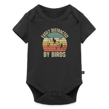 Légende de l’élevage d’oiseaux Éleveur d’oiseaux Amoureux des oiseaux - Body à manches courtes Premium Bébé - noir - Devant
