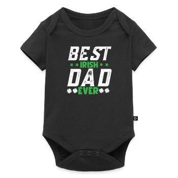 Irish Ireland Flag Irish Roots Irish Father - Baby Premium short-sleeve bodysuit - black - Front