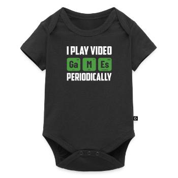 Periodic Table Gaming Sayings Chemistry Sayings - Baby Premium short-sleeve bodysuit - black - Front
