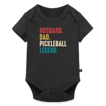 Best Pickleball Daddy Ever - Pickleball Father - Baby Premium short-sleeve bodysuit - black - Front