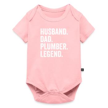 Heating Engineer Pump Valve Pressure Regulator Papa Father - Baby Premium short-sleeve bodysuit - rose - Front