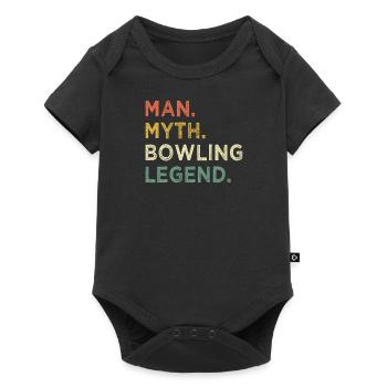 Bowling Cone Spareball Pins Ball Strike - Body à manches courtes Premium Bébé - noir - Devant