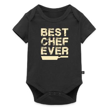 Chef Beanie Chef Kitchen Five Stars Gold 5 - Baby Premium short-sleeve bodysuit - black - Front