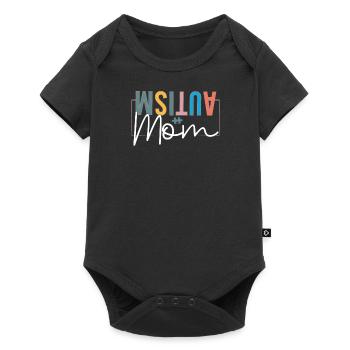 Autism Mother Daughter Son Autistic Parents Child - Baby Premium short-sleeve bodysuit - black - Front