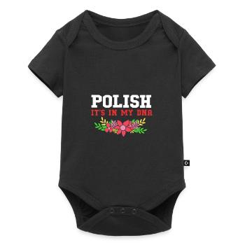 Poland Polish - Baby Premium short-sleeve bodysuit - black - Front