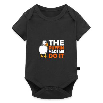 Papageientaucher Puffin - Baby Premium short-sleeve bodysuit - black - Front