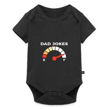 Dad Joke Father's Day Funny Sayings - Baby Premium short-sleeve bodysuit - black - Front