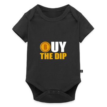 Le bitcoin - Body à manches courtes Premium Bébé - noir - Devant