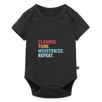 Kosmetikerin Make-up - Baby Premium Kurzarmbody - Schwarz - Vorne