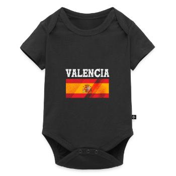 Spanish Valencia - Baby Premium short-sleeve bodysuit - black - Front