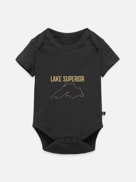 Great Lakes - Baby Premium Kurzarmbody - Schwarz