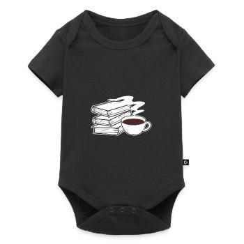 Author Coffee Book - Baby Premium short-sleeve bodysuit - black - Front